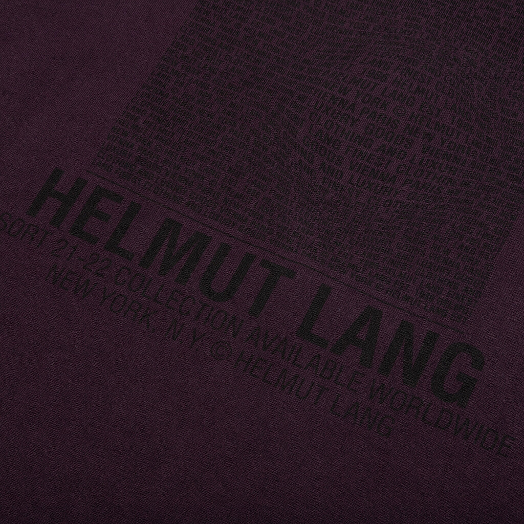 Distort Tee - Mulberry