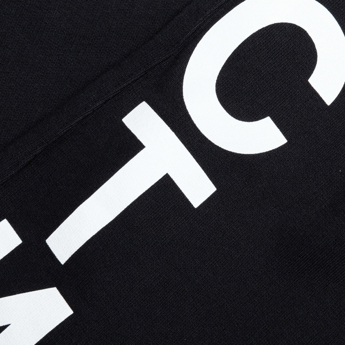 Plain Sweatpants CTNMB Vertic - Black/White
