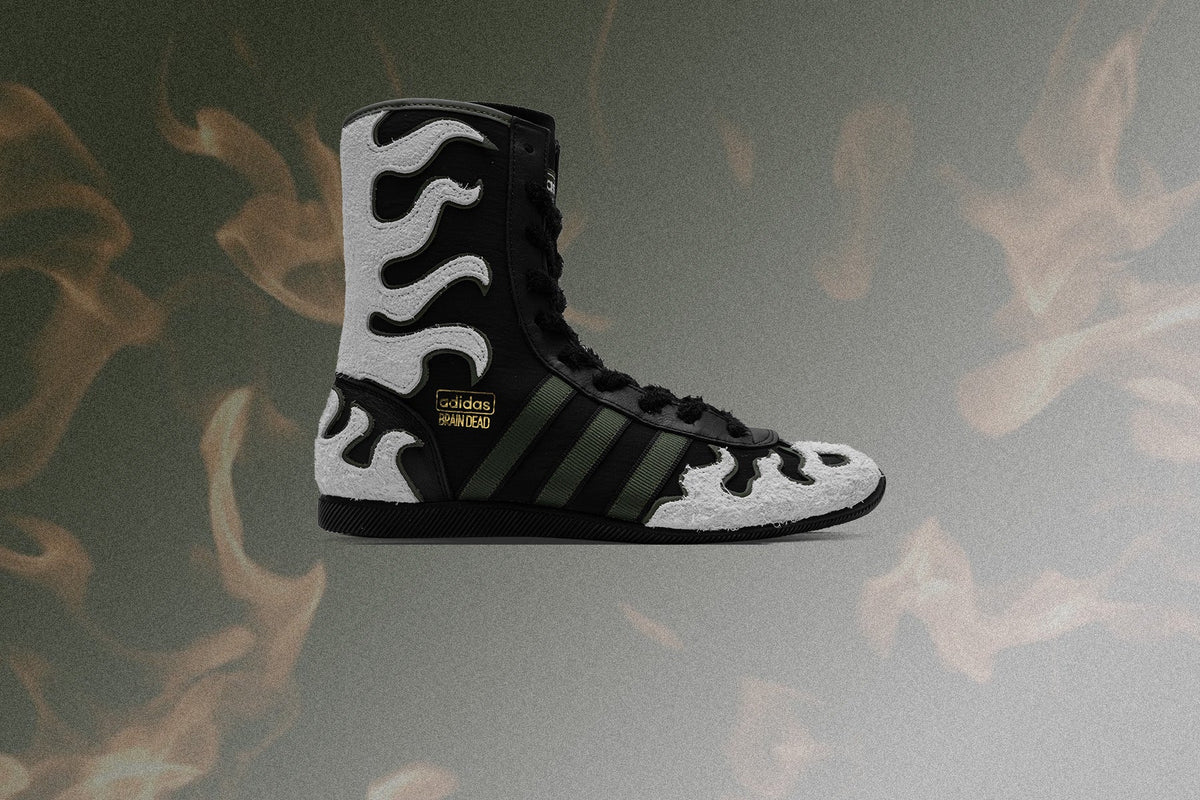 Adidas x Brain Dead Japan High - Core Black/Crystal White/Gold Metallic