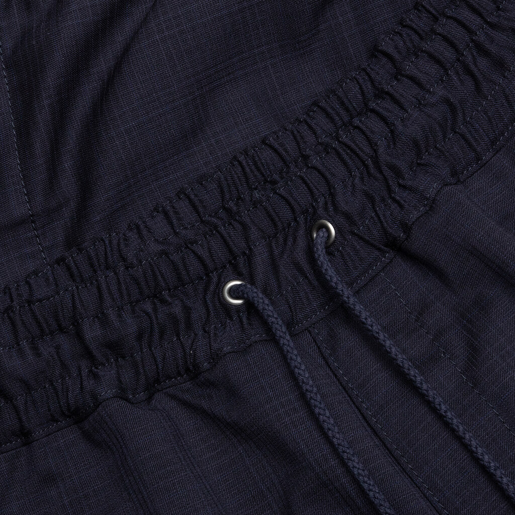 Wool Trousers - Navy