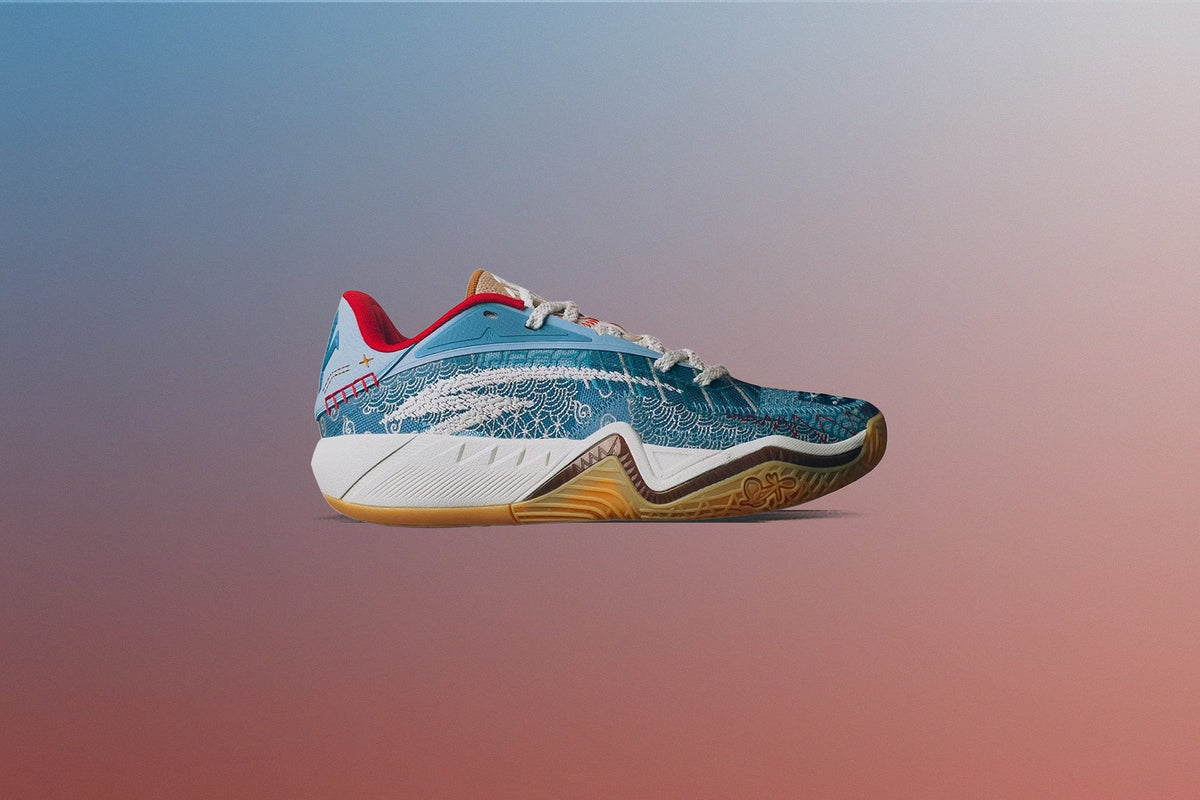 ANTA x Sneaker Politics KAI 3 'Patchwork' - Sky Blue/Off White/Khaki