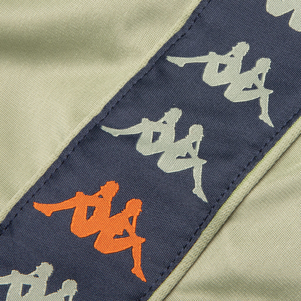 Kid's 222 Banda Deky Trackpants - Green Salvia/Black Smoke/Red Orangeade