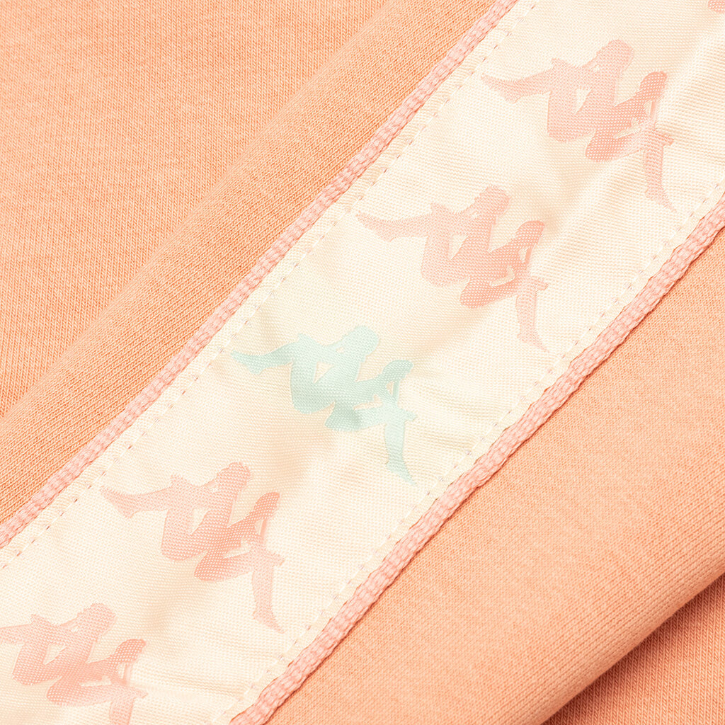 Kid's 222 Banda Hurtado 3 Hoodie - Pink Coral/Light Beige/Light Green