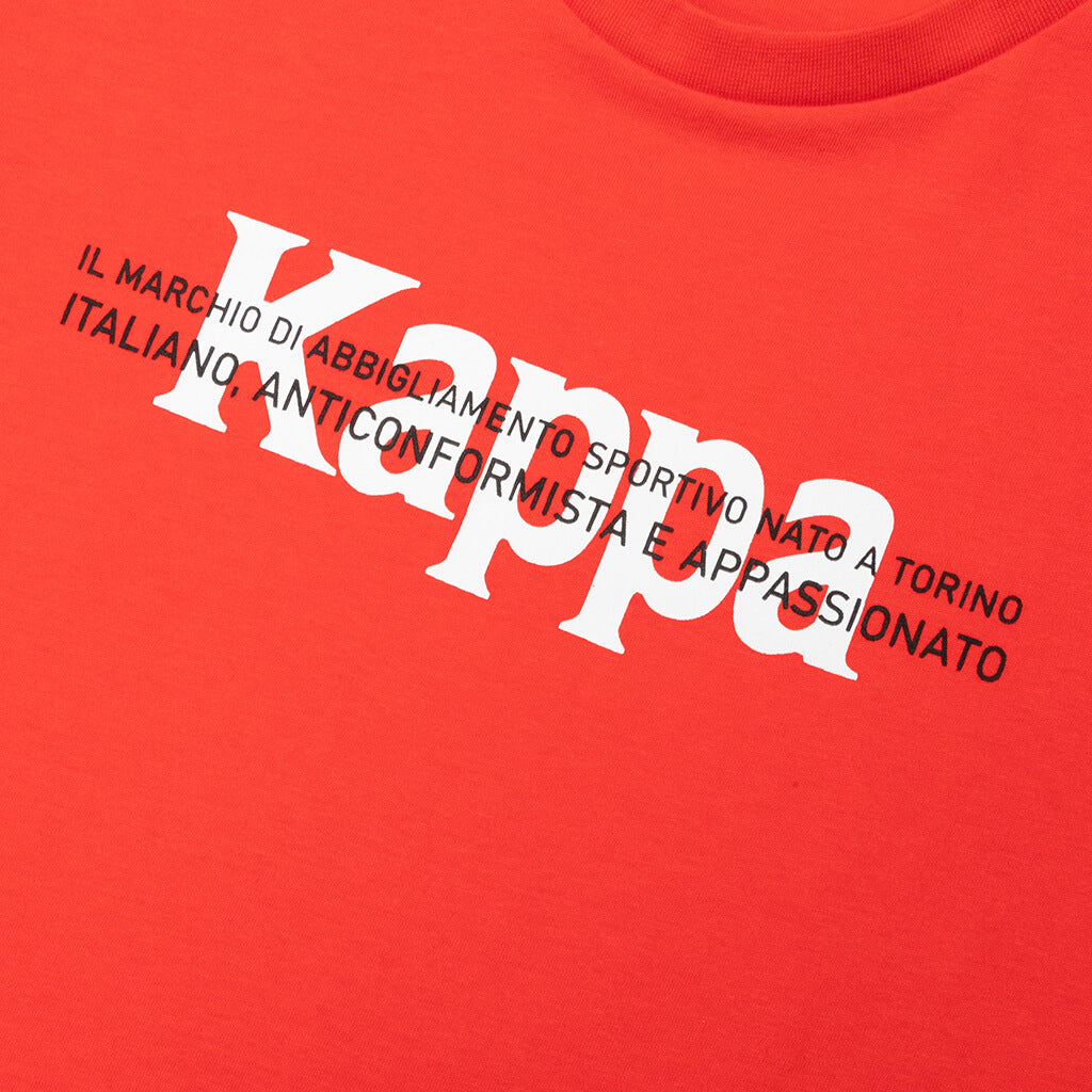 Kid's Authentic HB Etrus T-Shirt - Red/White