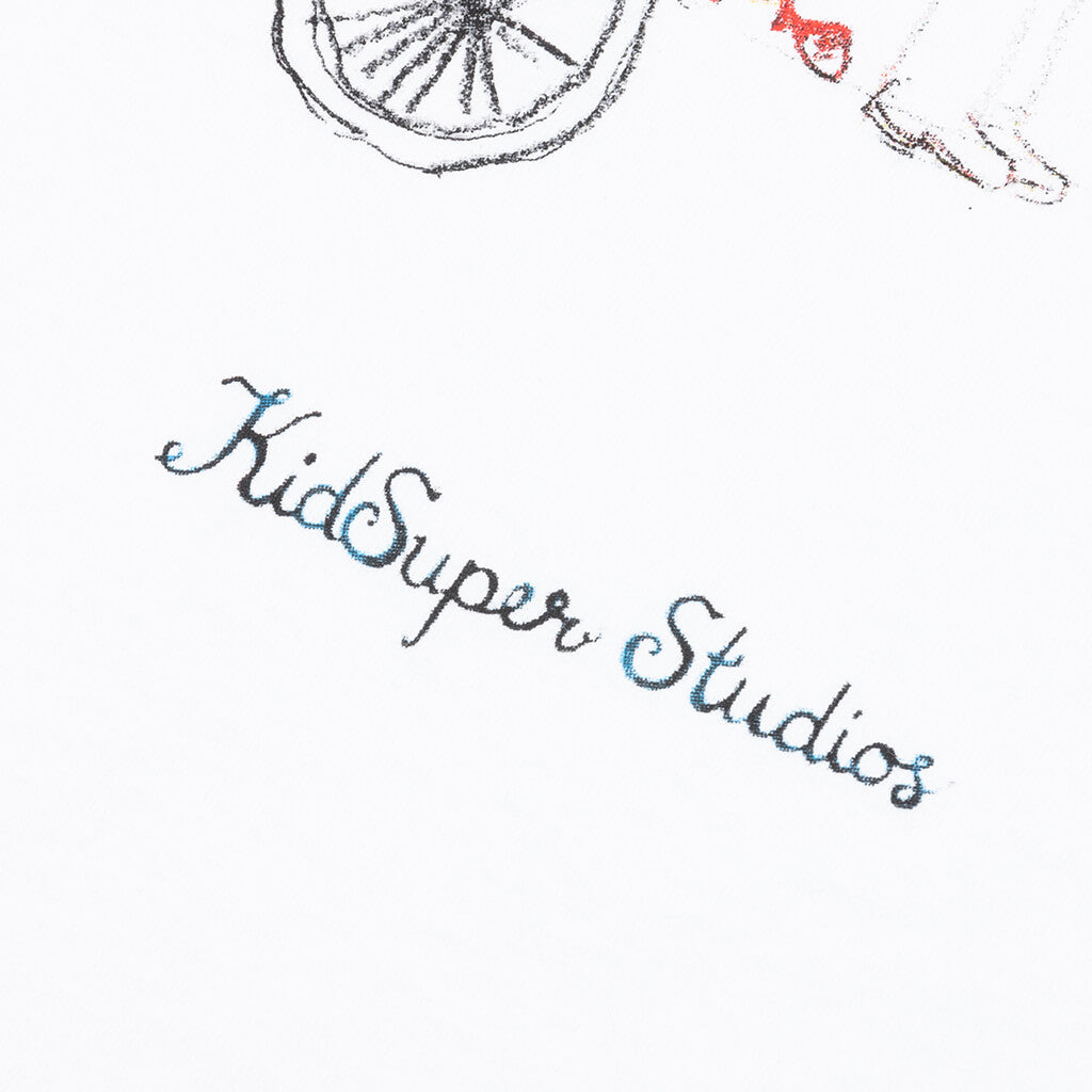 Tandem Bike Tee - White