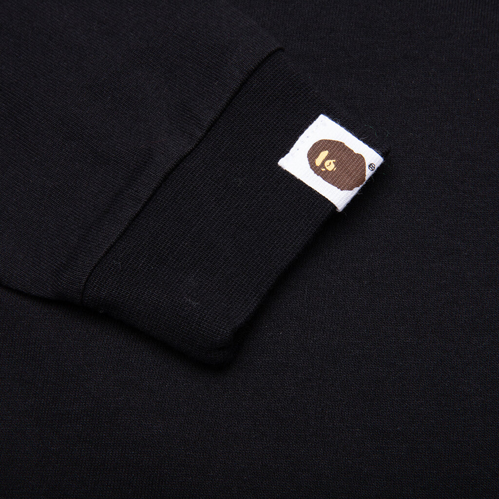 Kid's Colors College L/S Tee - Black