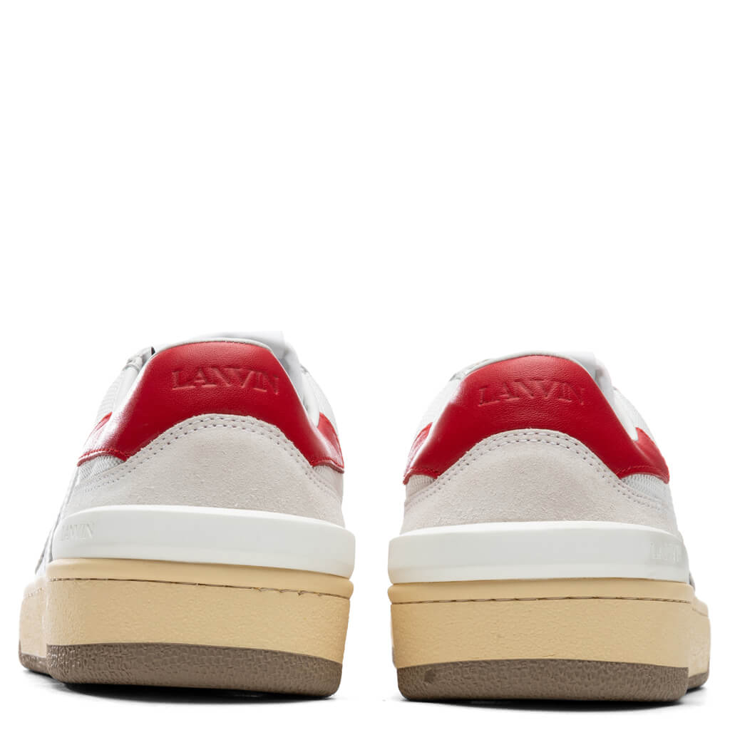 Clay Low Top Sneakers - White/Grey
