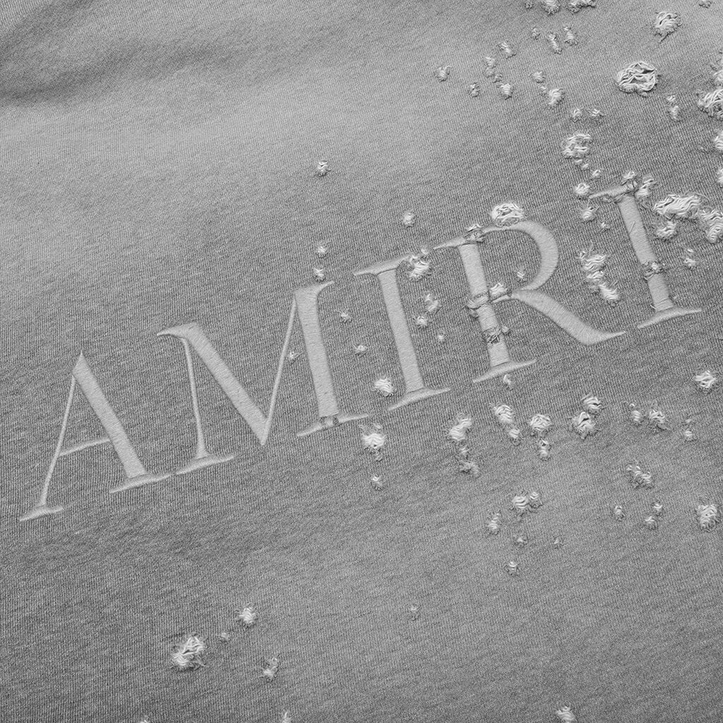 Ma Shotgun Embroidered Hoodie - Grey