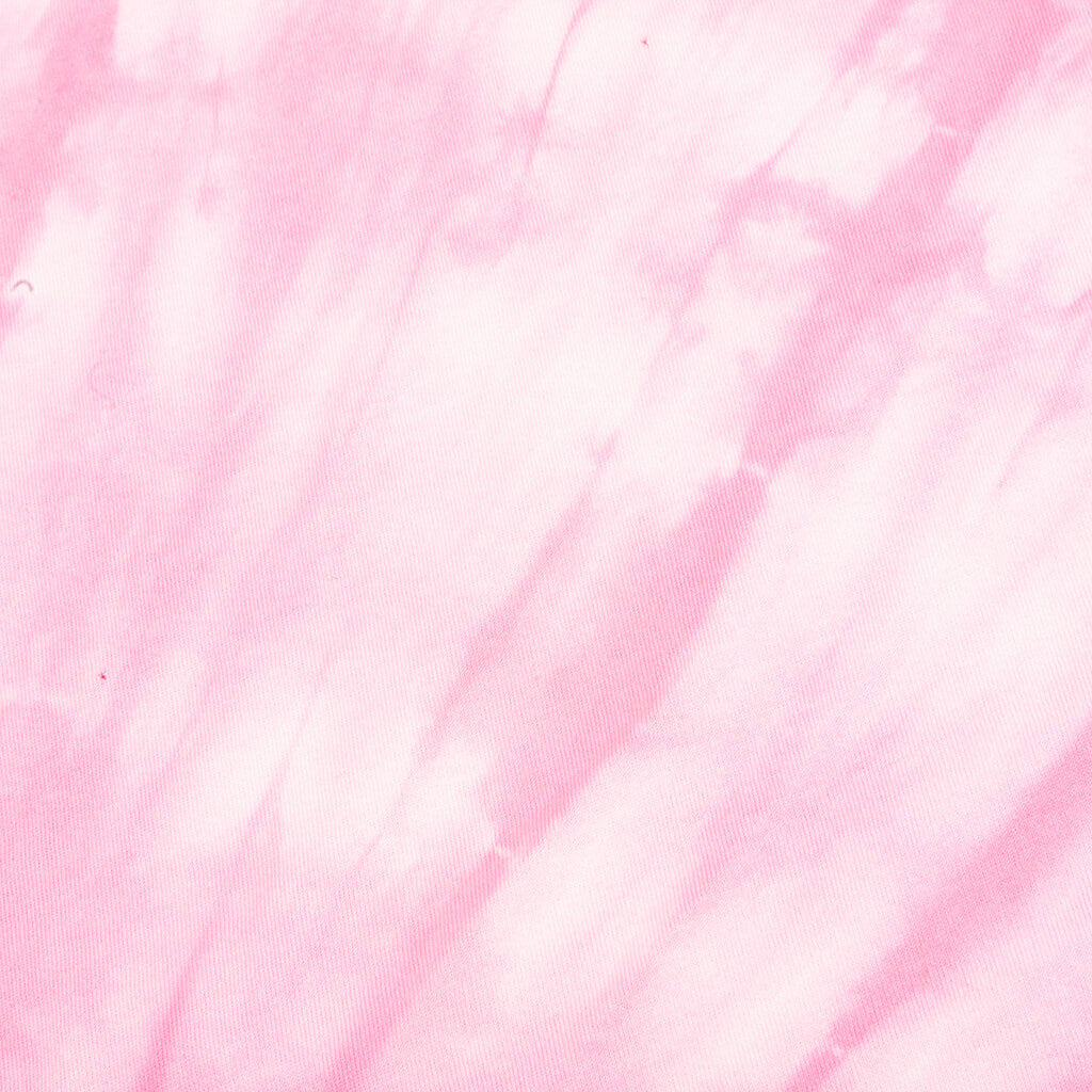 I Survived The Rolling Stones Crew Tee - Pink Tie Dye