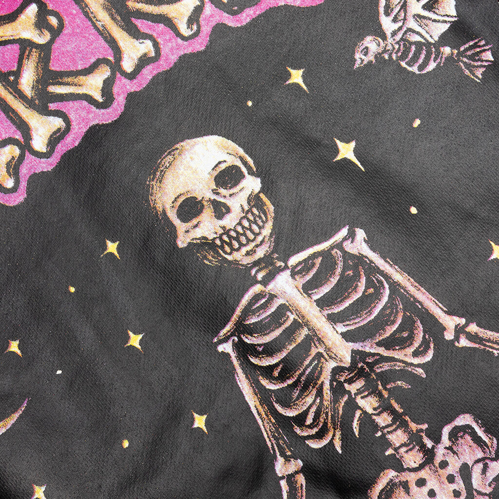 Namaste Bear Day and Night Crewneck Sweatshirt - Black
