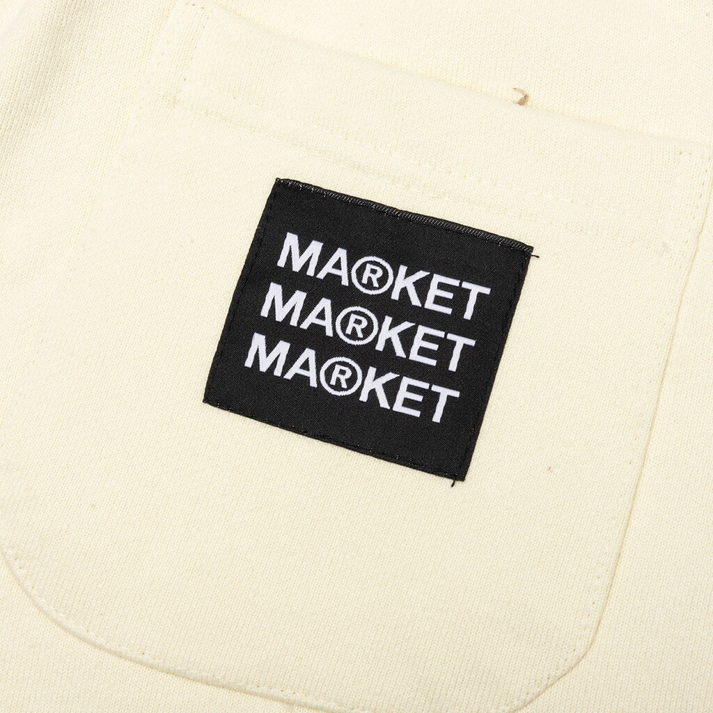 Peace and Power Sweatshorts - Cream