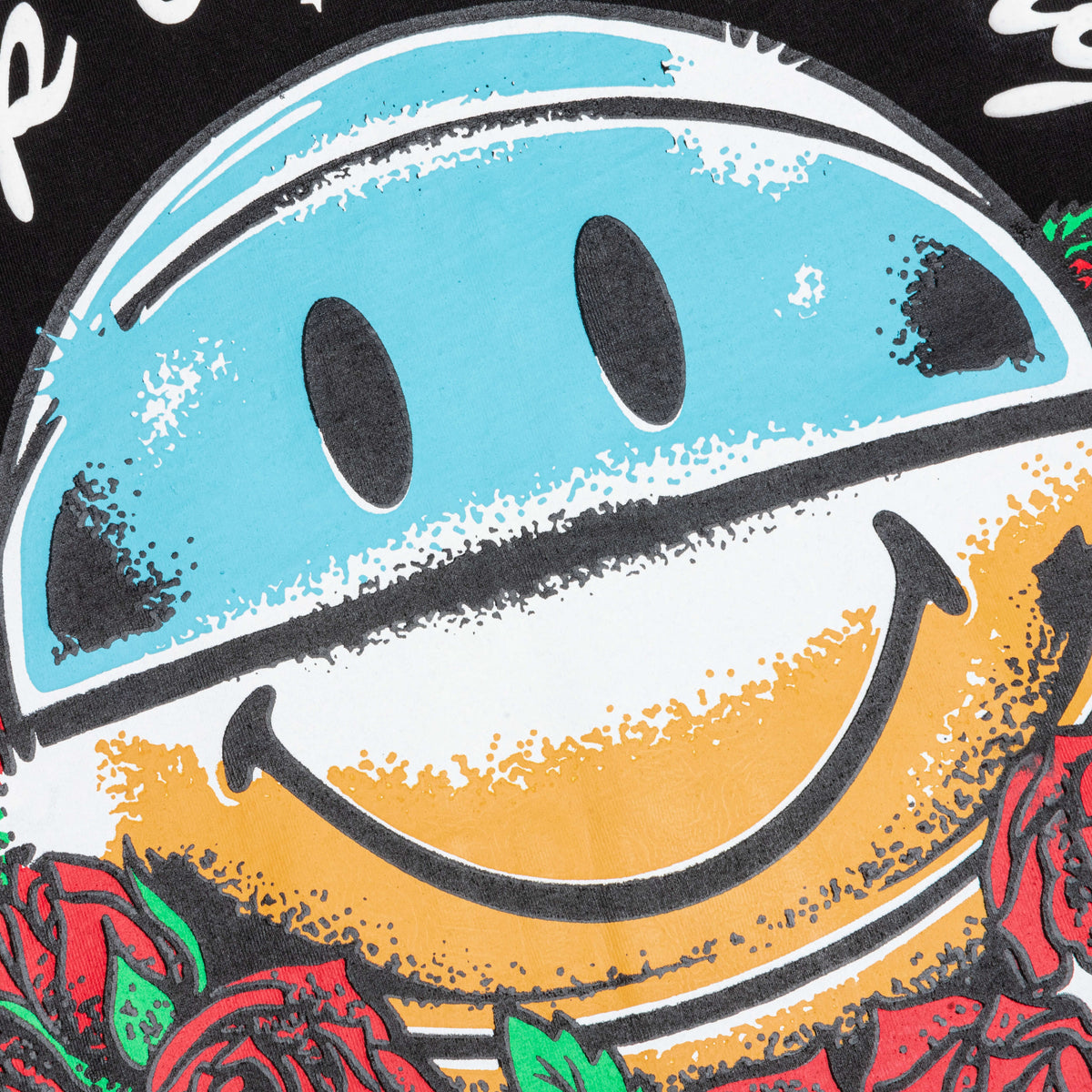 Smiley Keep on Shinning T-Shirt - Black