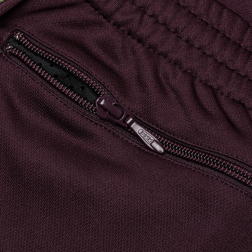 Poly Smooth Narrow Track Pant - Maroon