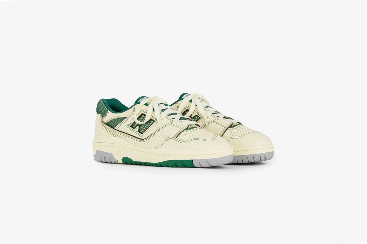 New Balance x Aime Leon Dore P550 Basketball Oxfords - White/Green