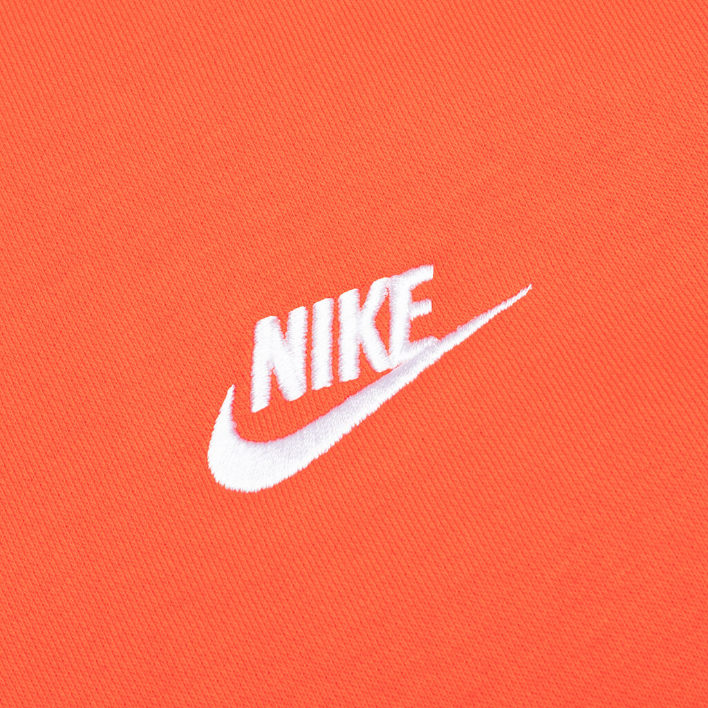 Sportswear Club Fleece Crew - Team Orange/White