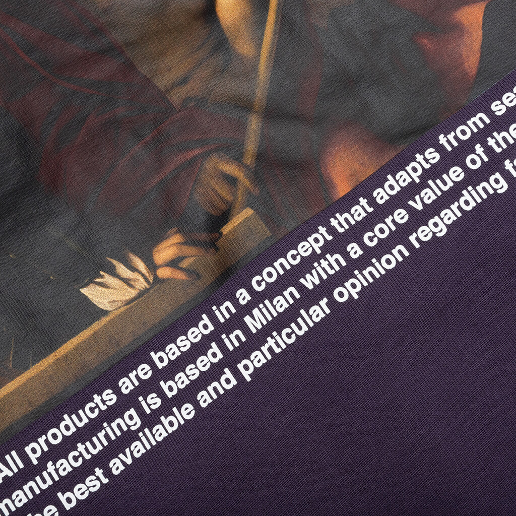 Caravaggio Crowning Over Hoodie - Aubergine