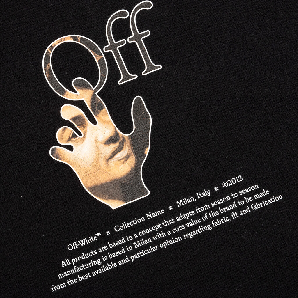 Caravaggio Hand S/S Slim Tee - Black/Multi