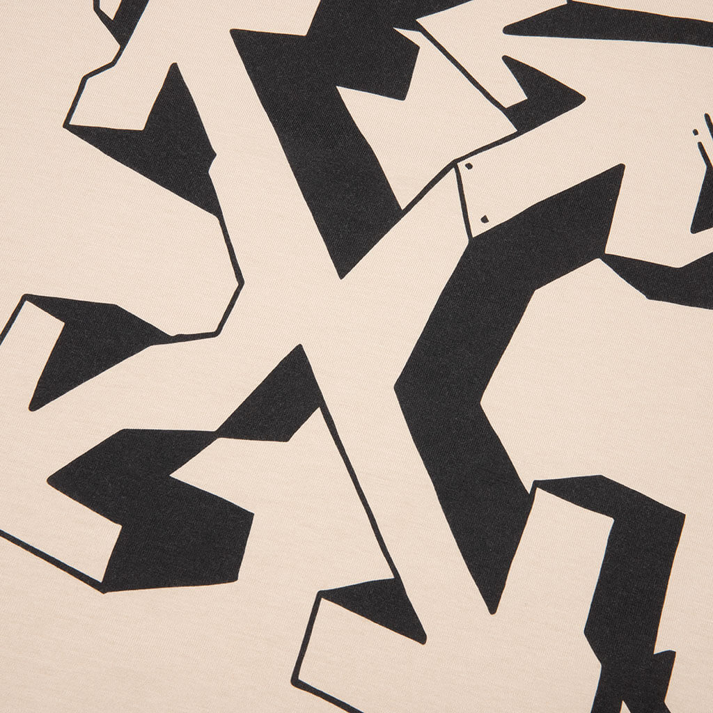 Graf Outline Over Skate S/S Tee - Dark Sand