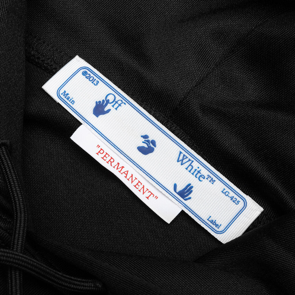 OW Patch Slim Hoodie - Black/Orange