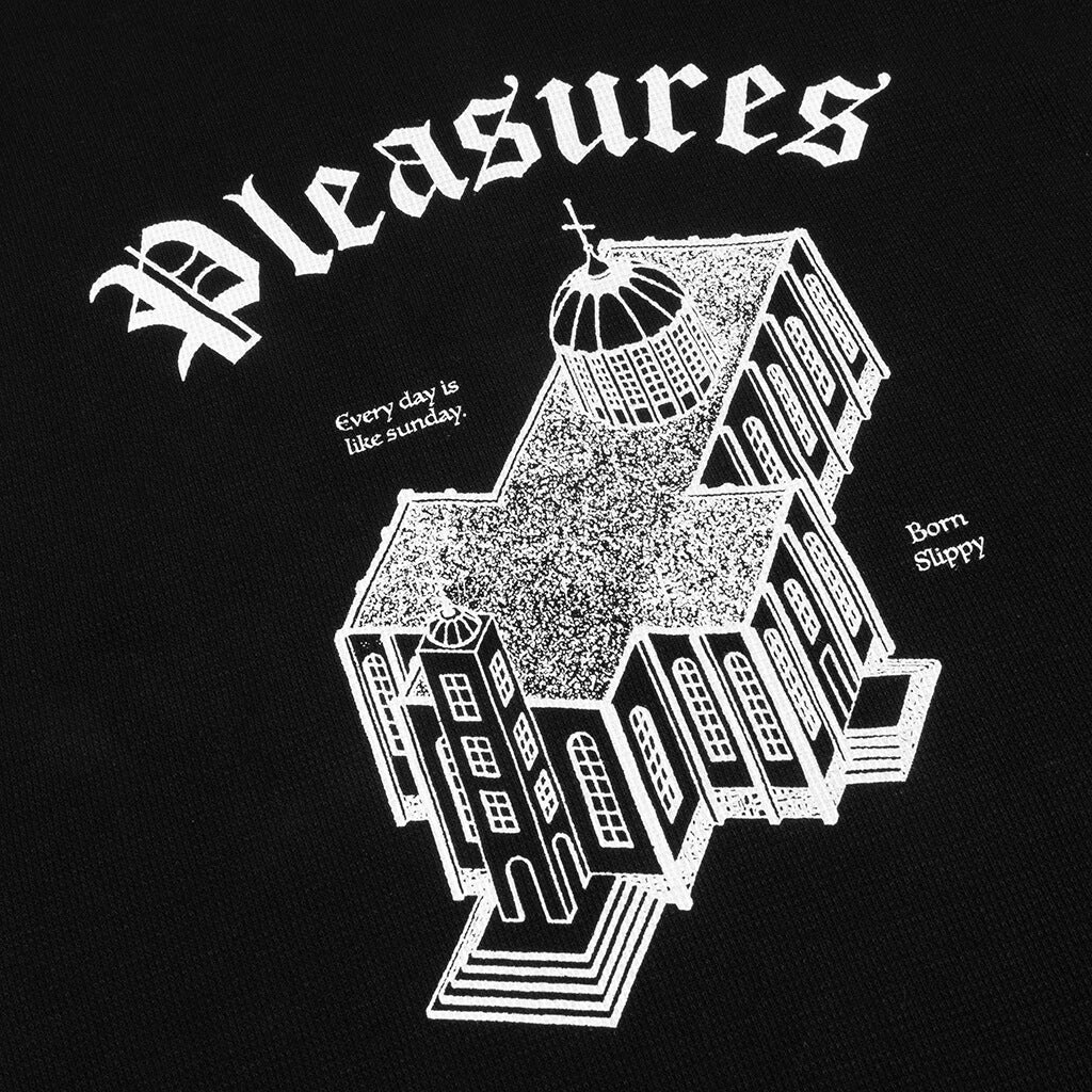 Glory Waffle Knit L/S Shirt - Black