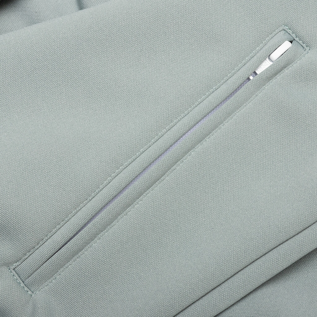 Bomber Track Jacket - Grey/Off White