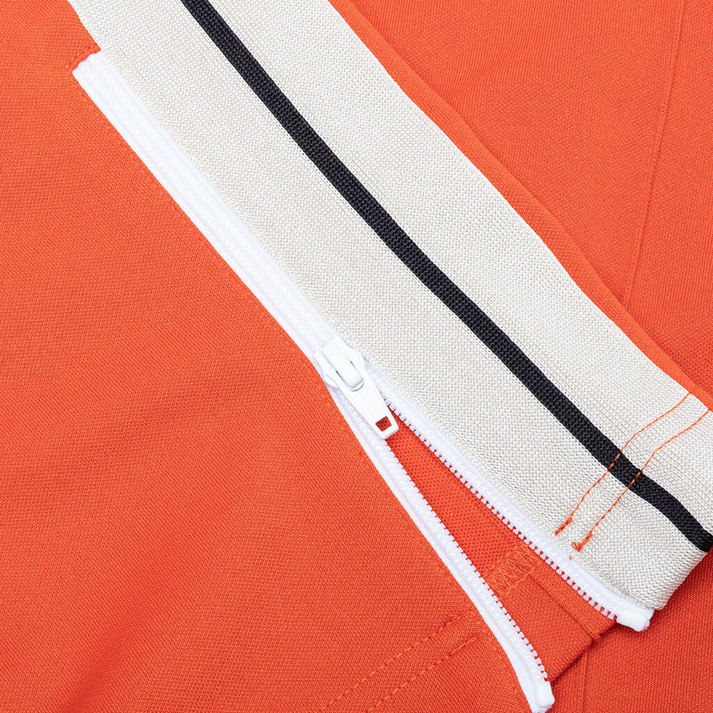 Classic Track Pants - Brick Red/Off-White