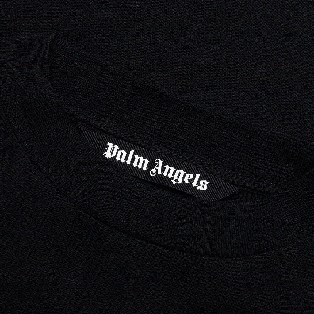 Glitter Classic Logo Over Tee - Black/Black