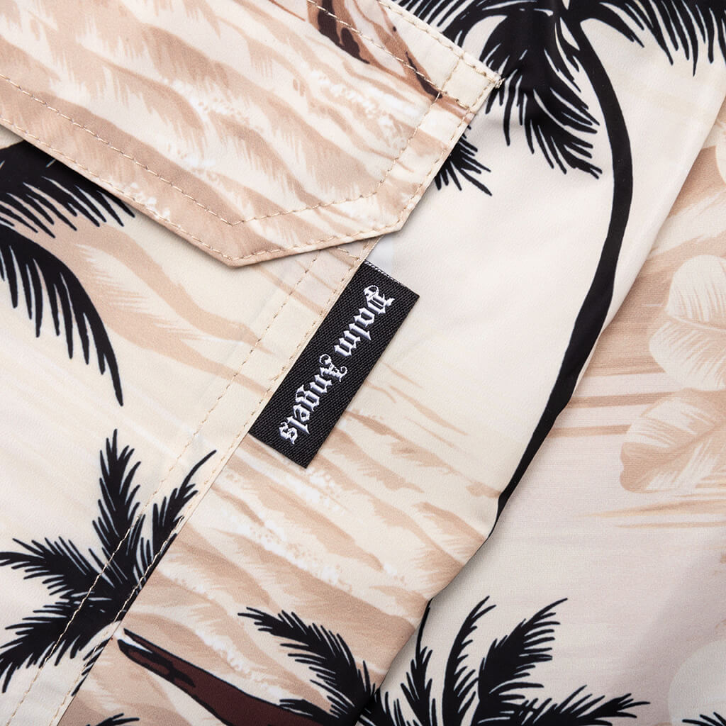 Hawaiian Dream Swim Shorts - Beige/Black
