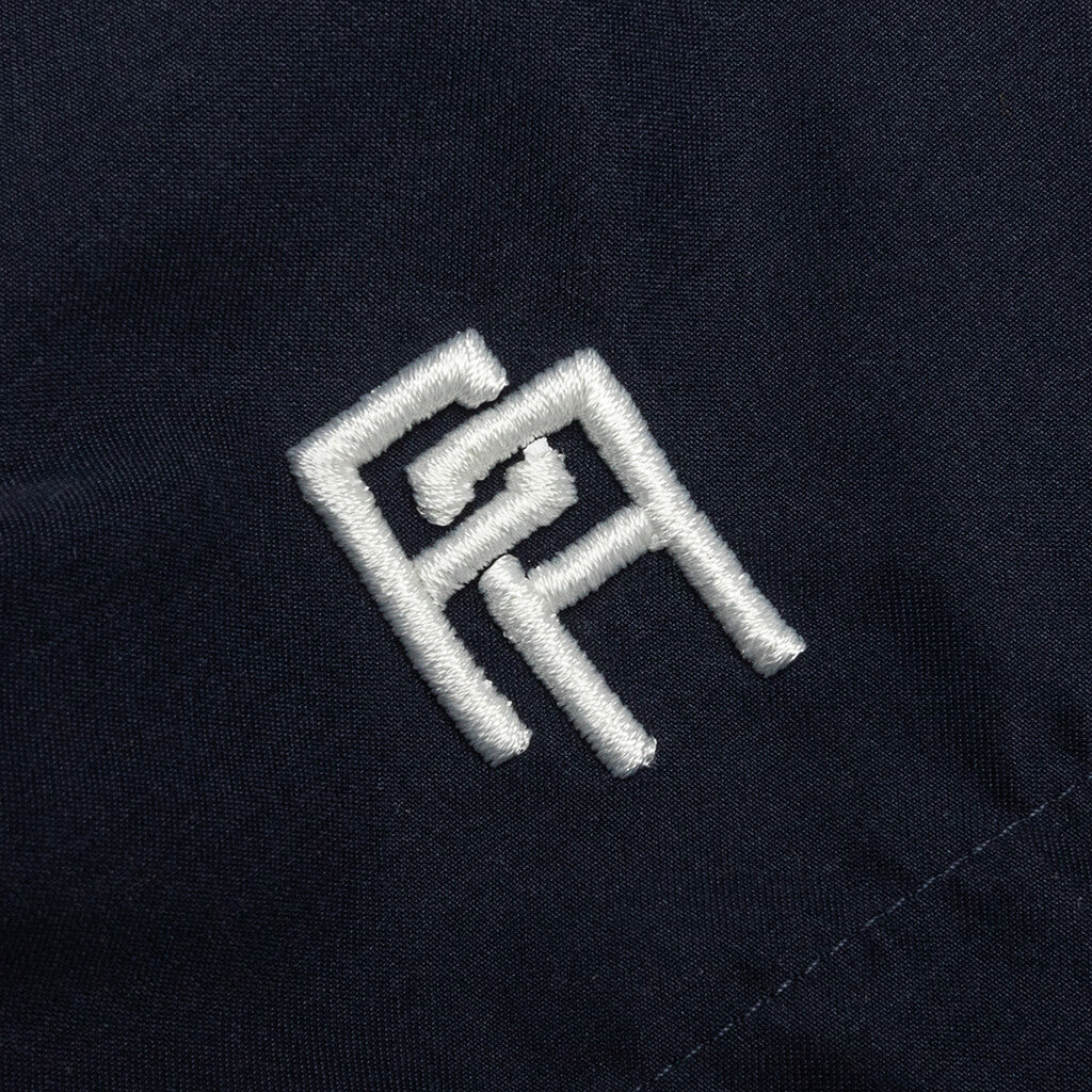 Monogram Swimshort - Navy Blue/White