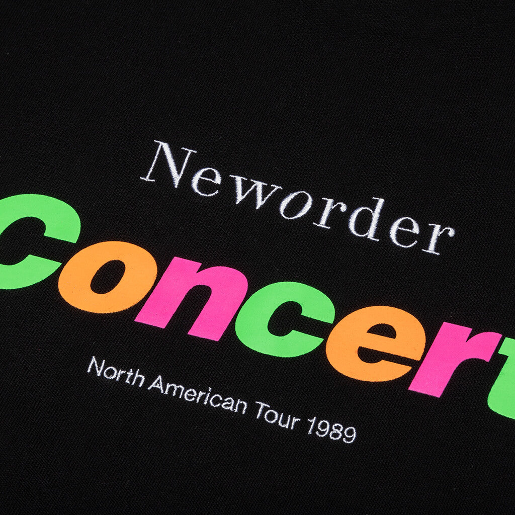 PLEASURES x New Order Concert Heavyweight Shirt - Black