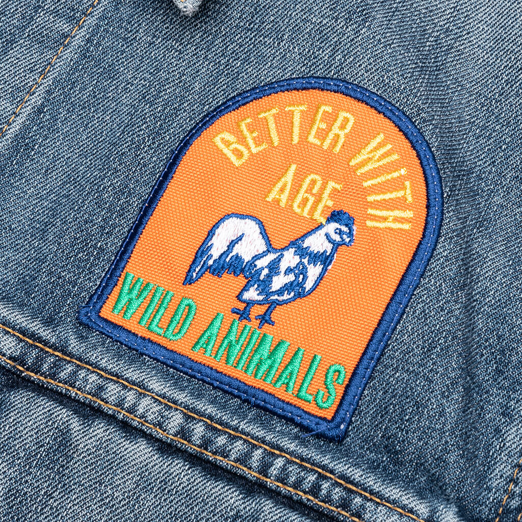 Portrait Denim Jacket - Multi