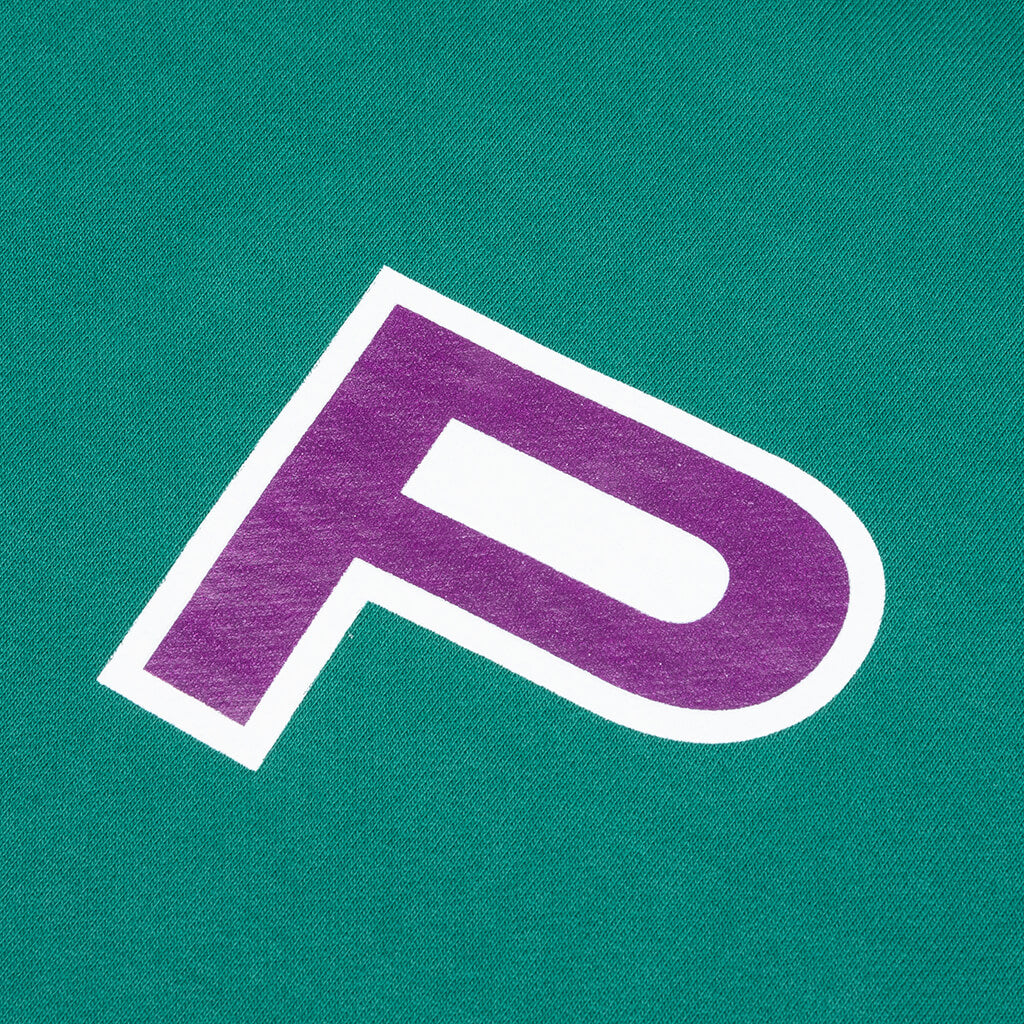 Block "P" 5 Hoodie - Dark Green