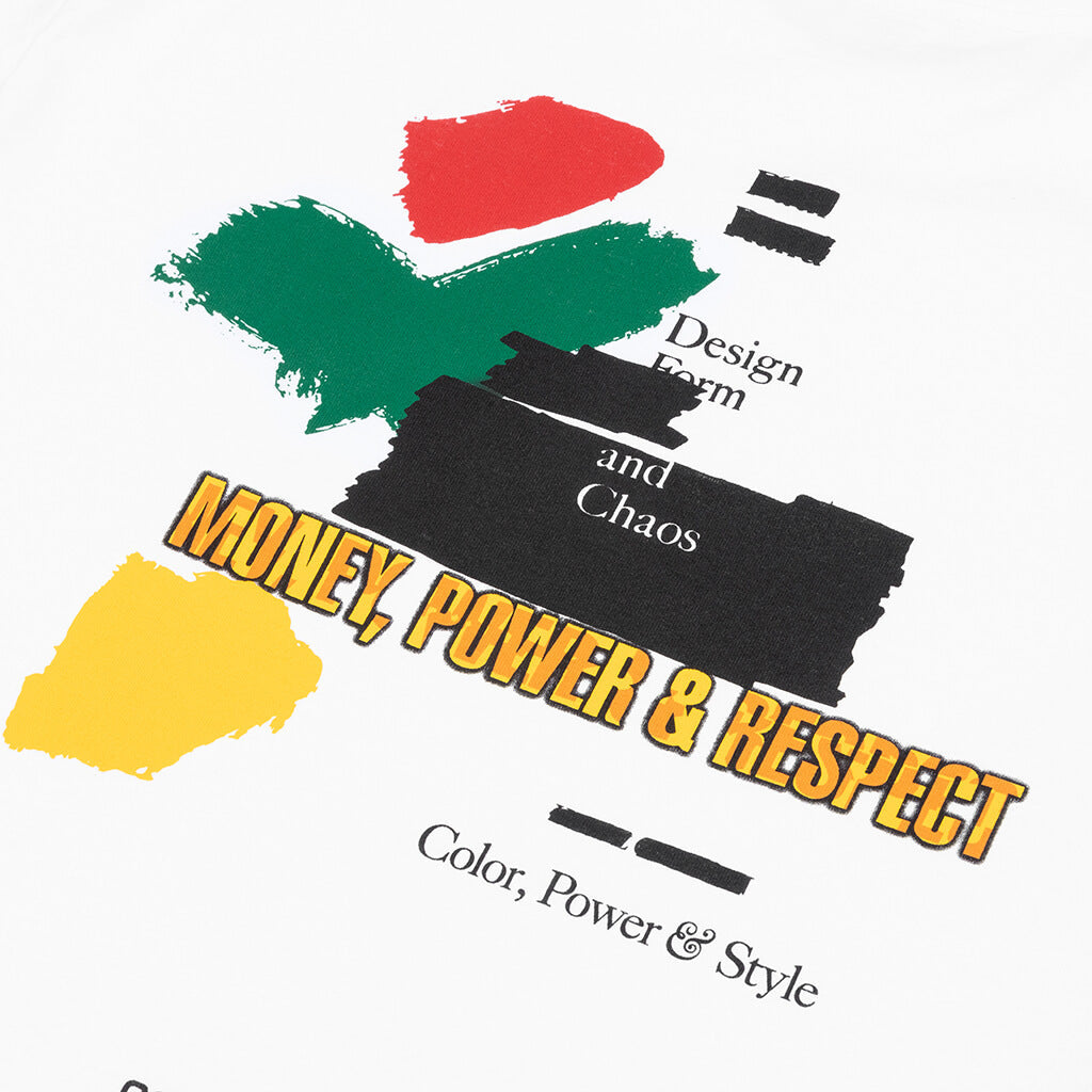 Money Power Respect S/S Tee - White