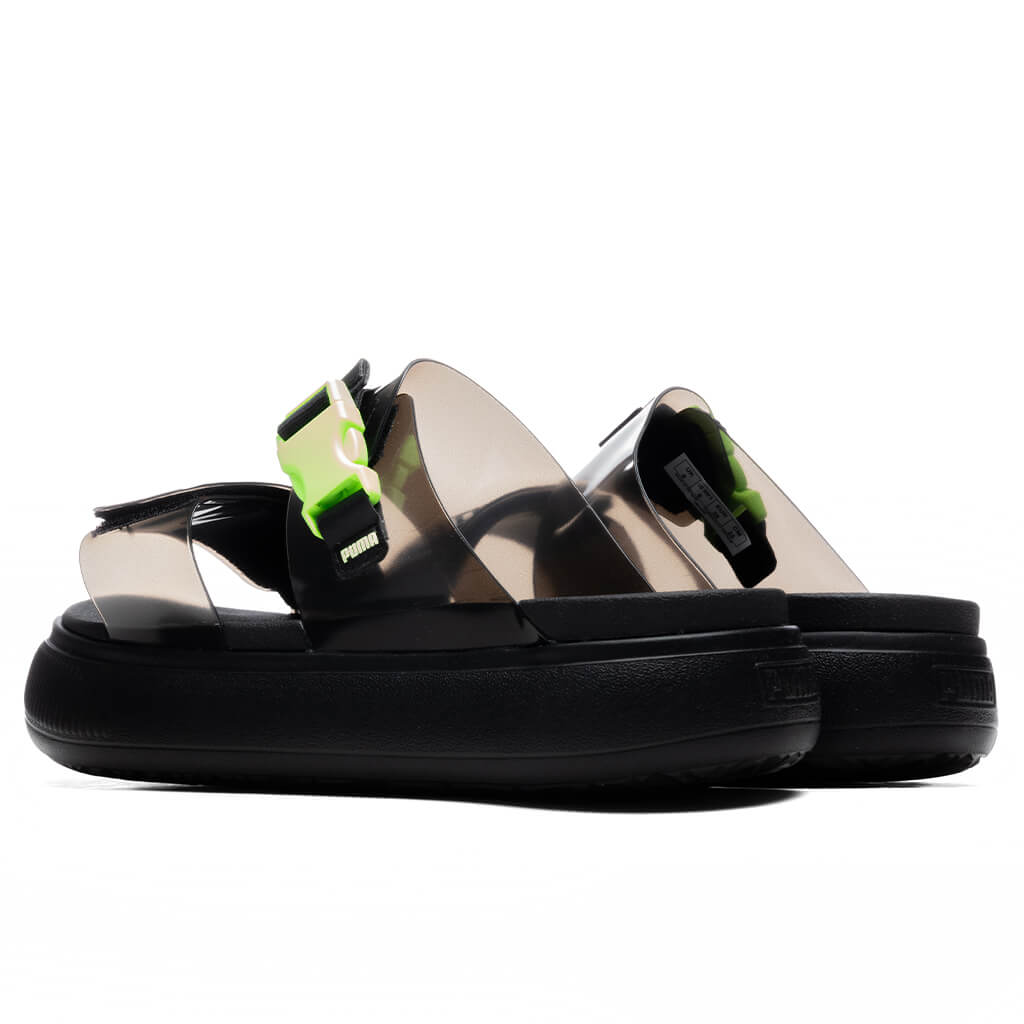 Women's Suede Mayu Sandal - Black/Fizzy Light