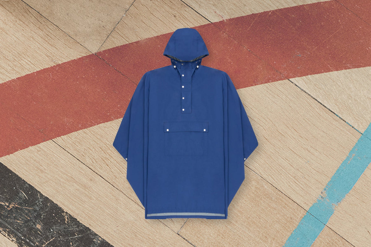 Puma x Maison Kitsune Waterproof Poncho - Blue