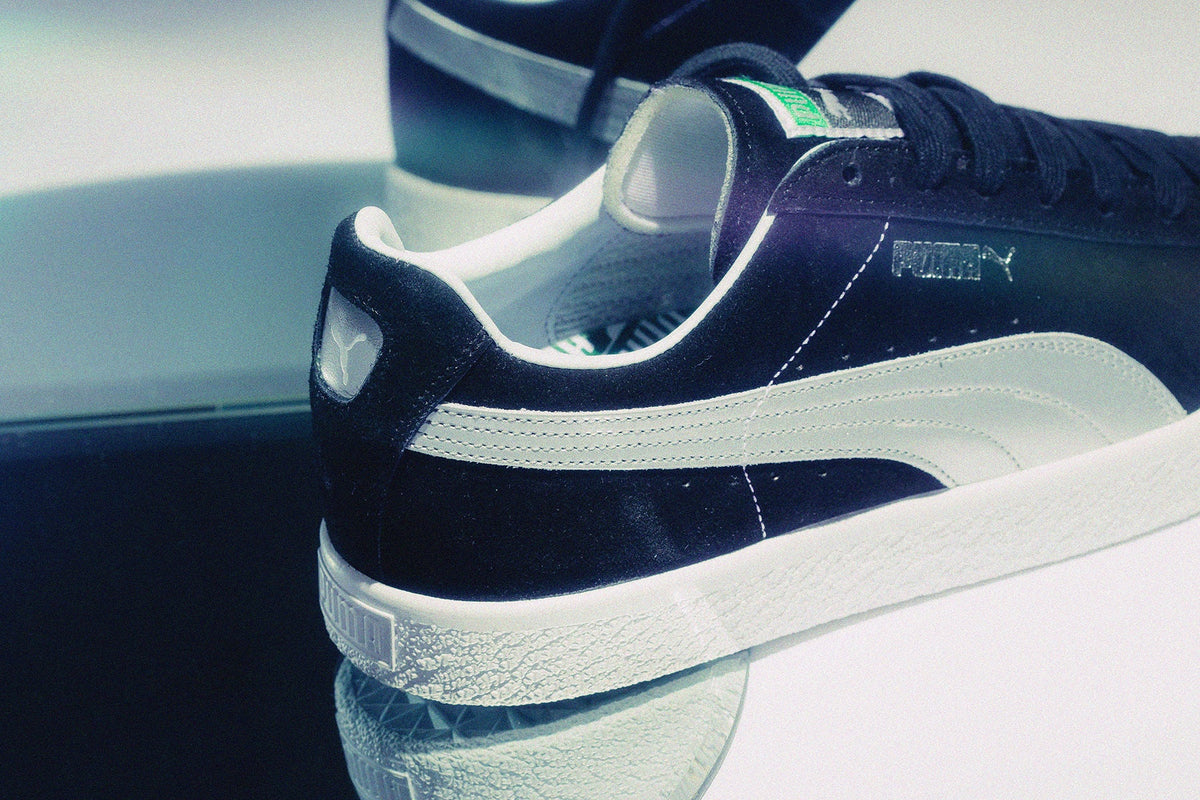 Suede VTG MIJ Retro - Black/Silver