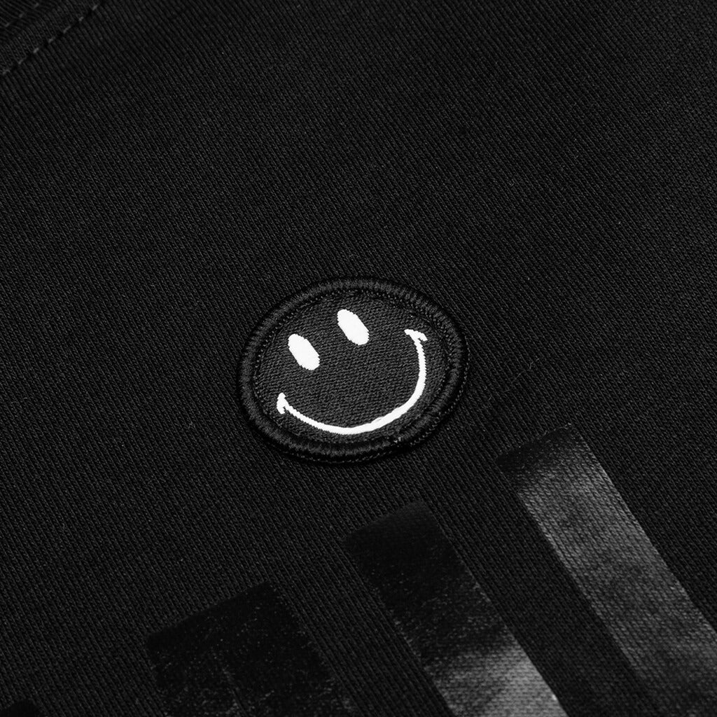 Raf Simons x Smiley RSmiley Print Big Fit T-Shirt - Black