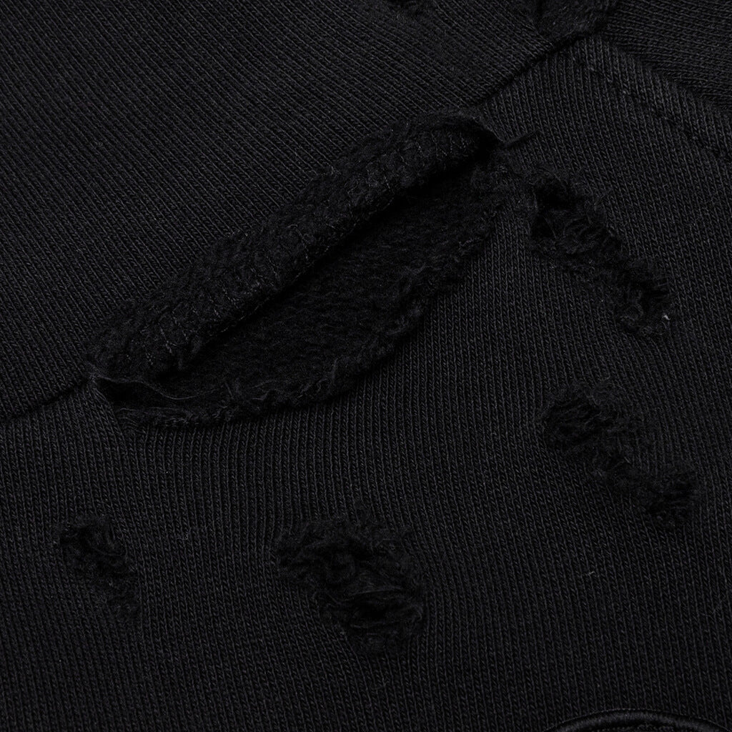 Raf Simons x Smiley Smiley Print 50th Anniversary Hoodie - Black