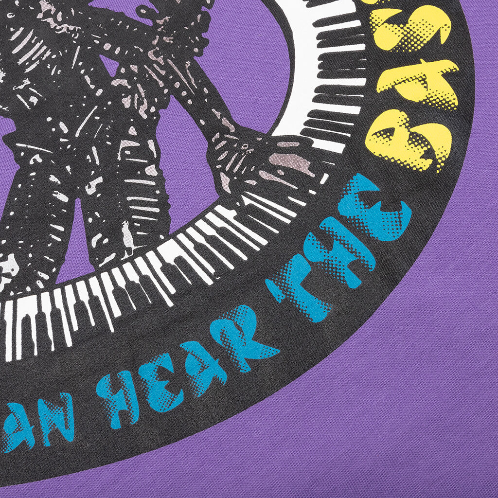 Space Bass S/S Tee - Dusty Purple