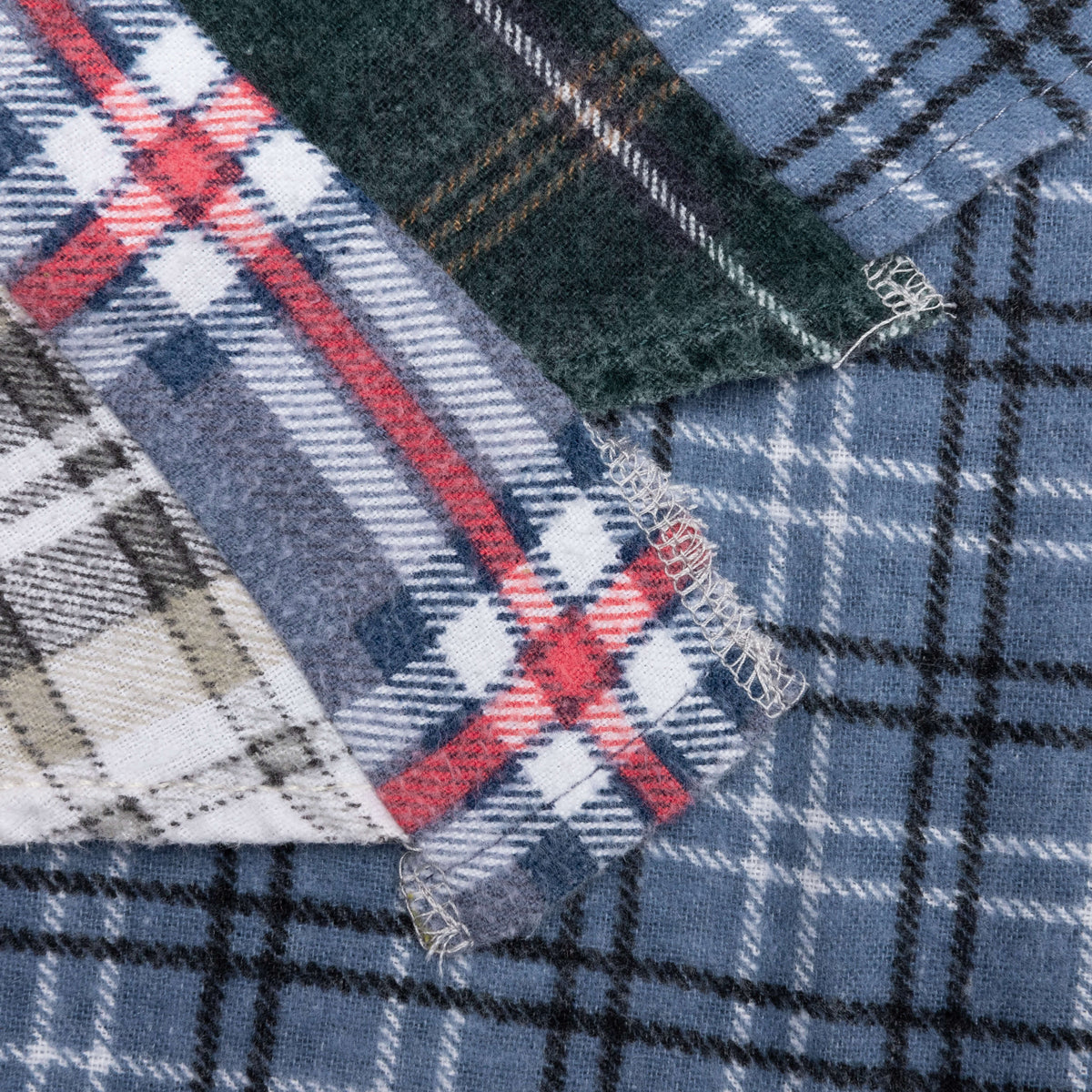 Rebuild by Flannel Shirt 7 Cuts Shirt - Blue Granite