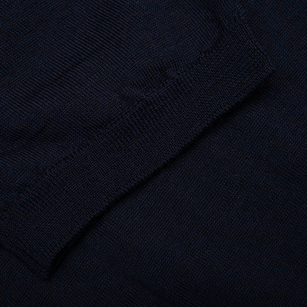 Red Emblem S/S V Neck Sweater - Navy