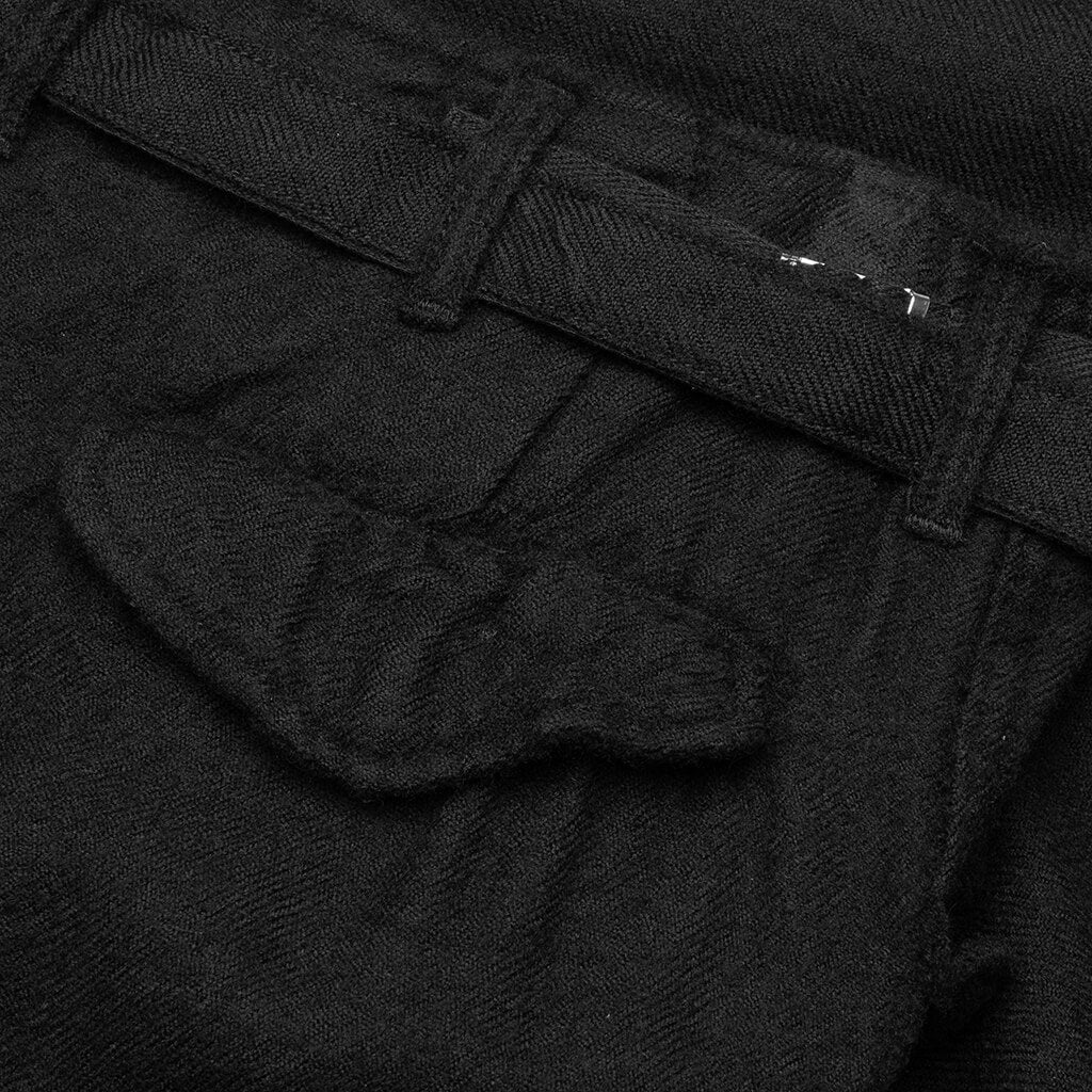 Solid Shrivel Pants - Black