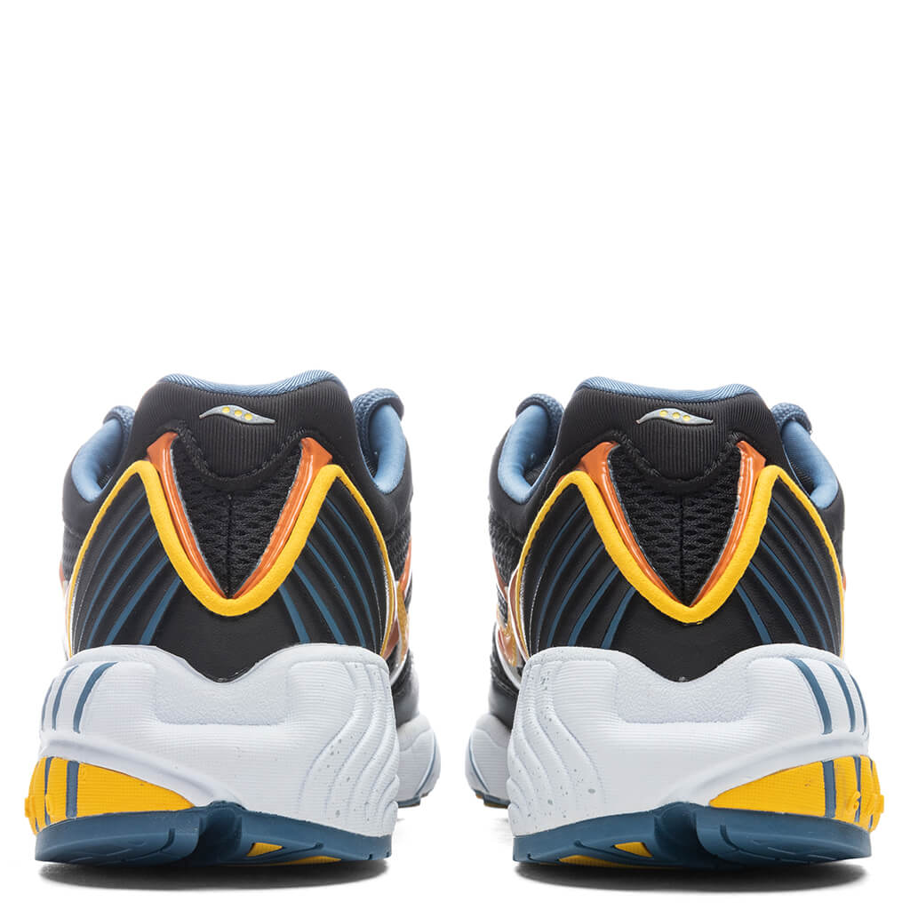 Grid Web - Black/Orange/Yellow