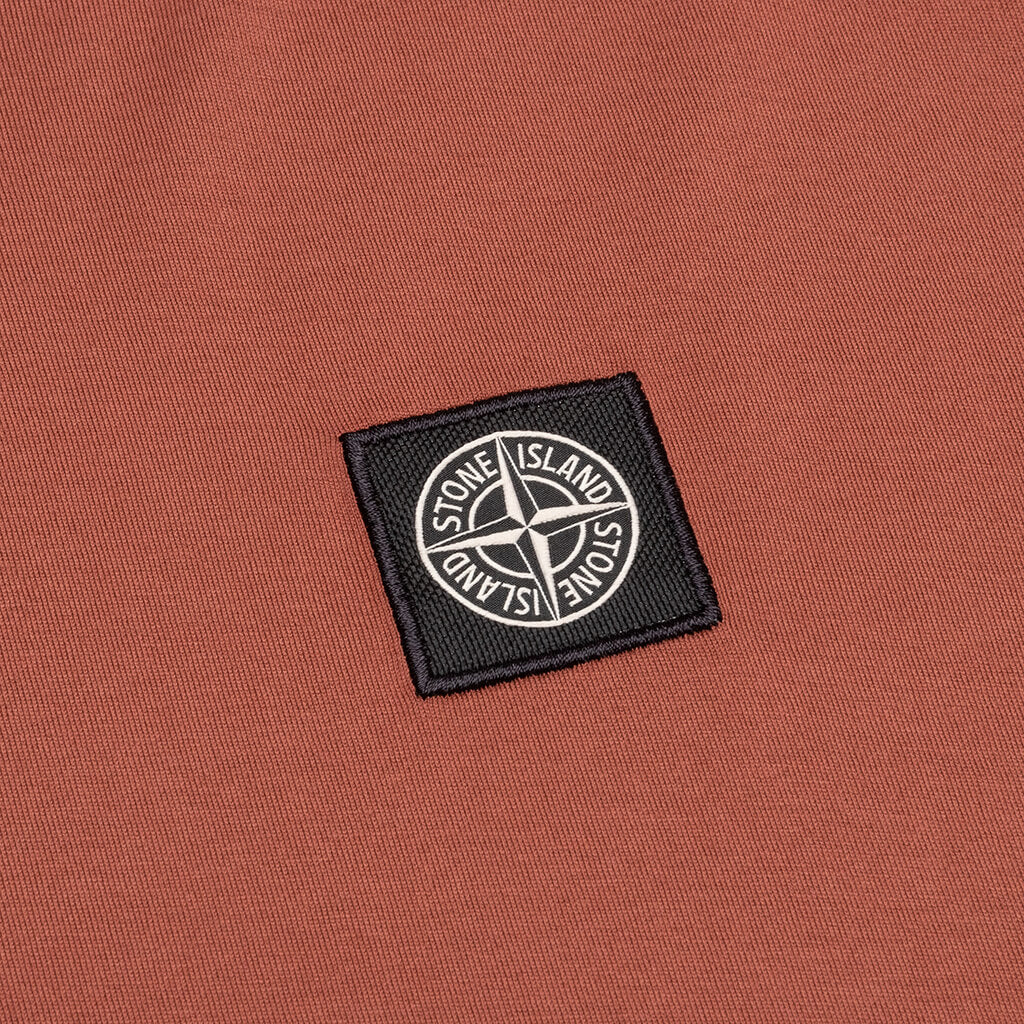 Patch Logo L/S Tee - Brick Red