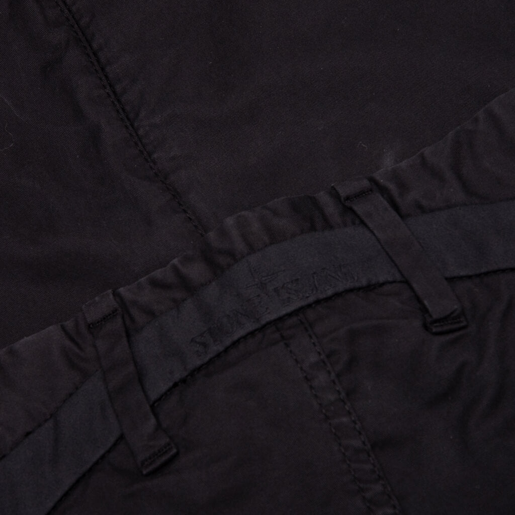 Stretch Gabardine Trousers - Black
