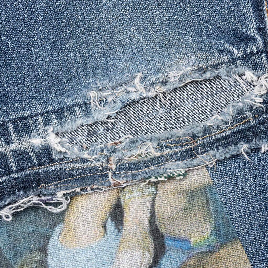 Tabloid Denim Pants - Indigo