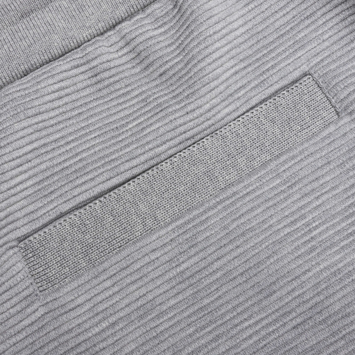 Sweat Shorts w/ 4Bar Ottoman Rib - Light Grey