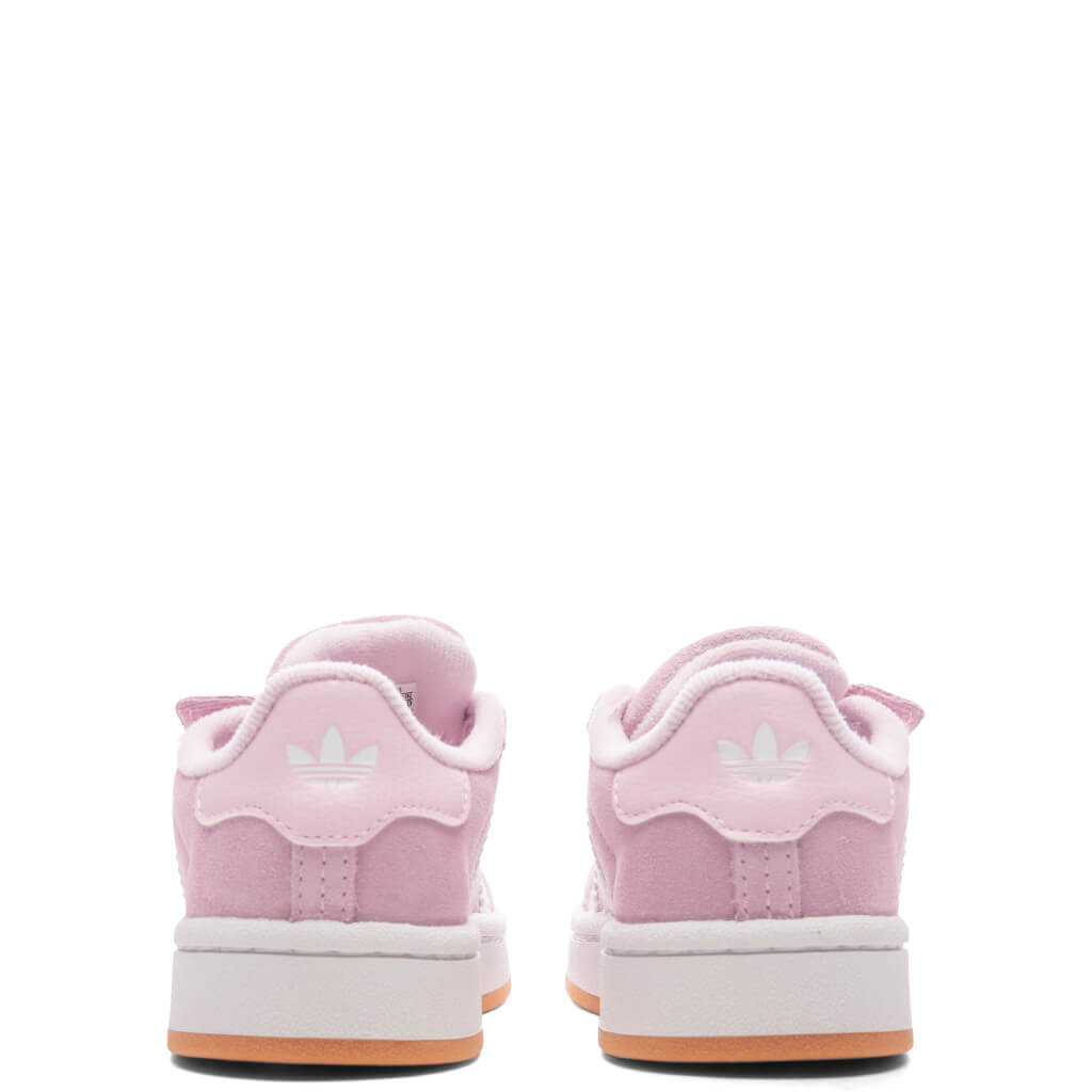 Toddlers Campus 00s Comfort Elastic Lace - Clear Pink/Cloud White/Gum