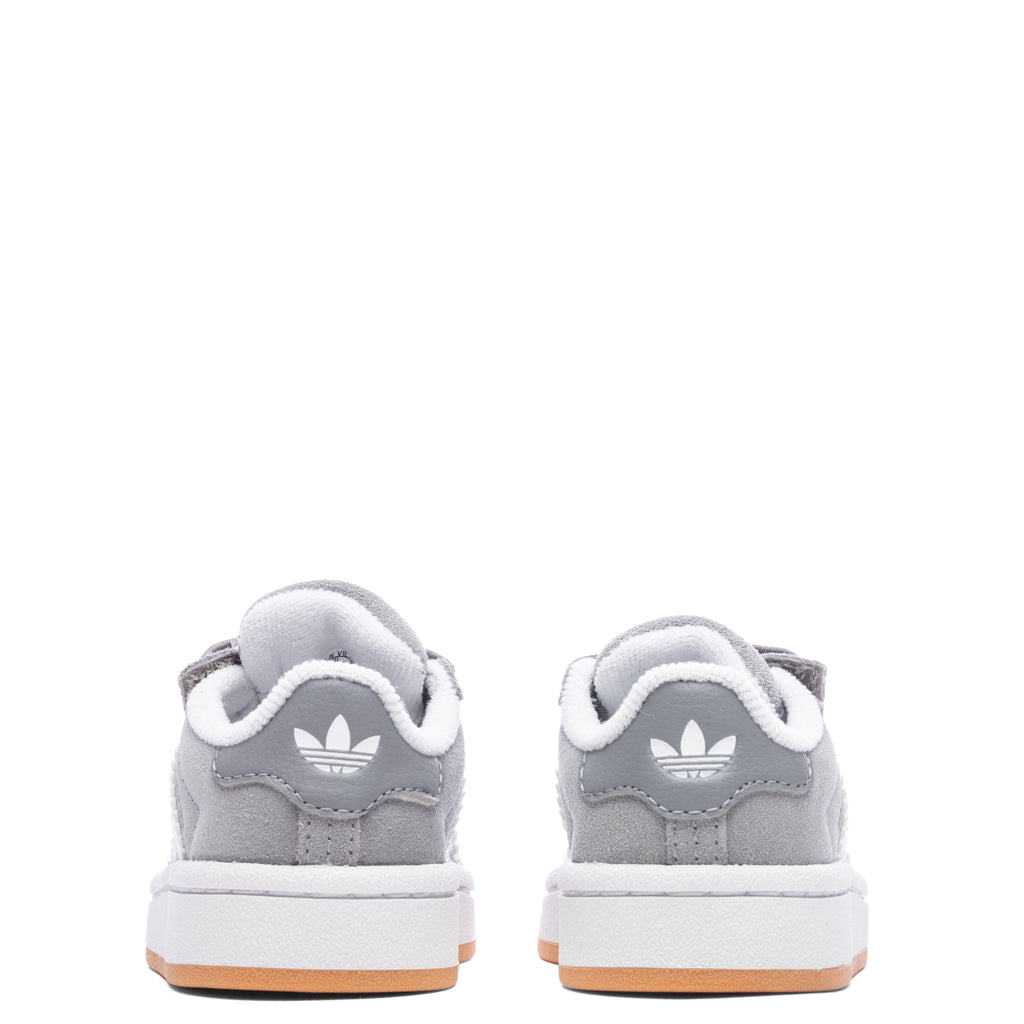 Toddlers Campus 00s Comfort Elastic Lace - Grey Three/Cloud White/Gum