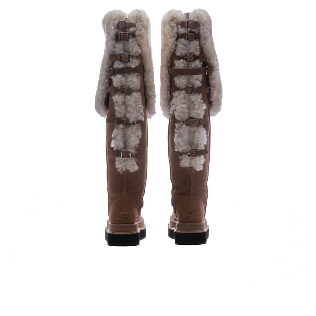UGG x Sacai Women's Thigh High Boot - Chestnut